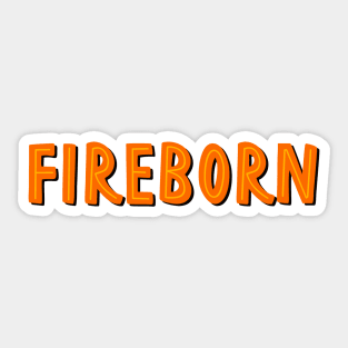 Fireborn - Sapnap Sticker